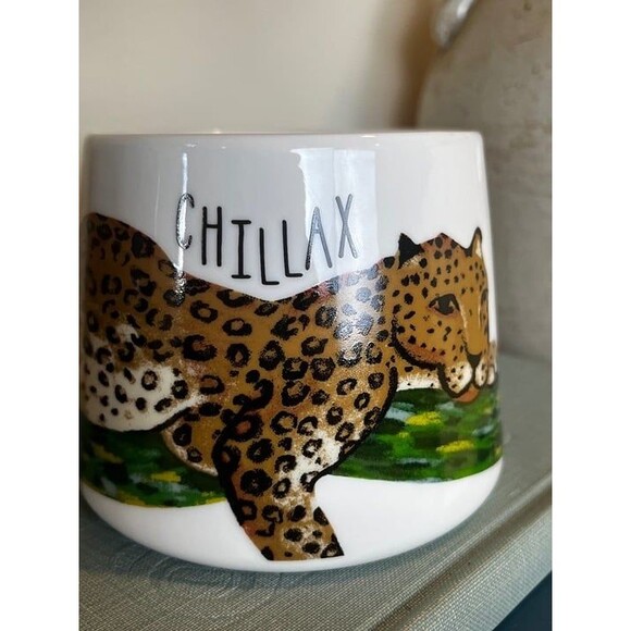 ✨Opal House Chillax Ceramic Cheetah 12 oz Mug ✨ - Picture 8 of 8